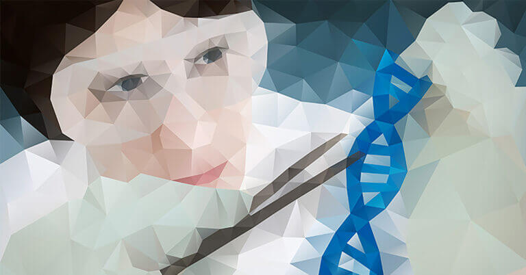 Genetic engineering illustration