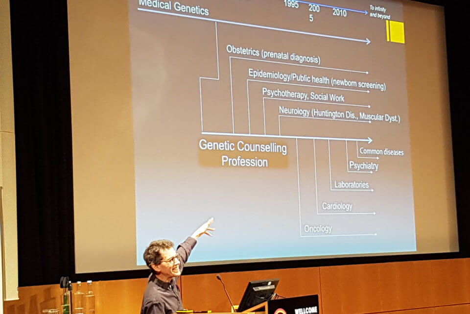 Tweet by @PoojaDasani - Bob Resta: branching out of the genetic counselling practice over time #WCGC17