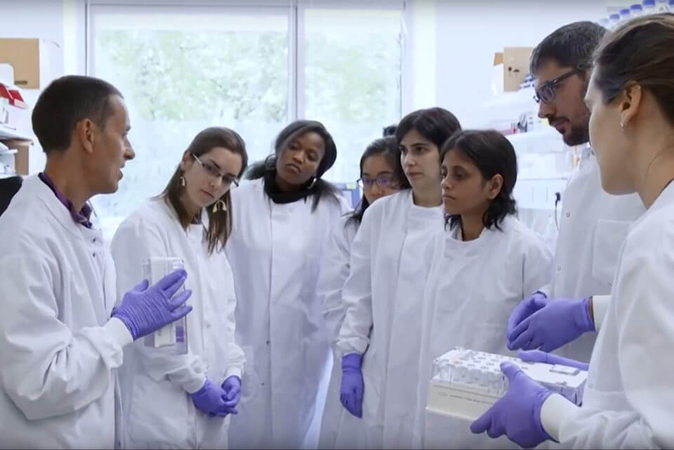 Dr Michael Quail and students on the 2017 Next Generation Sequencing laboratory course